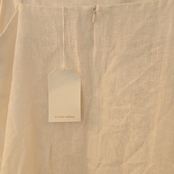 Tribe Alive Cream Dress - Picture 3 of 4